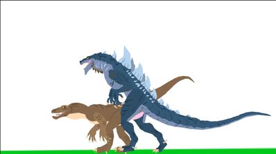 Zilla Jr & Komodithrax Mating
art by abobus
Keywords: godzilla;gojira;komodithrax;male;female;feral;M/F;penis;from_behind;vaginal_penetration;abobus