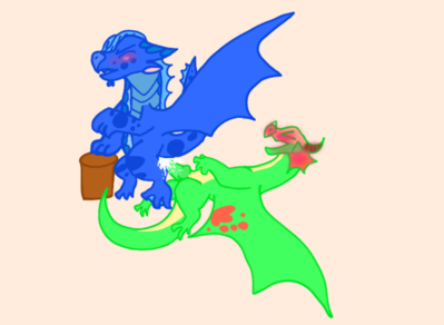 Riding a RainWing (Wings_of_Fire)
art by frostyflakes
Keywords: wings_of_fire;seawing;rainwing;dragon;dragoness;male;female;feral;M/F;penis;reverse_cowgirl;vaginal_penetration;spooge;frostyflakes