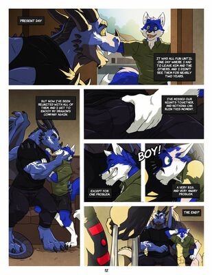 Black and Blue, page 12
art by wfa
Keywords: comic;dragon;furry;canine;wolf;male;anthro;M/M;suggestive;wfa
