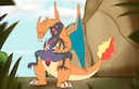 gabichan00_charizard-salazzle_battle.swf