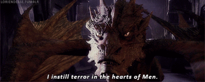Terror.gif
unknown creator
Keywords: video;animated_gif;lord_of_the_rings;lotr;dragon;wyvern;smaug;feral;solo;non-adult